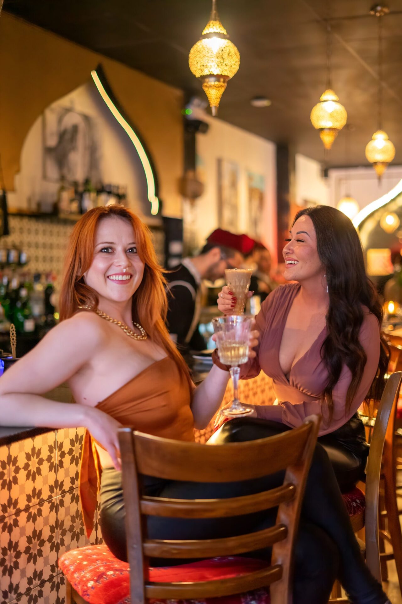 Inside Moltaqa Moroccan restaurant bar Yaletown Vancouver