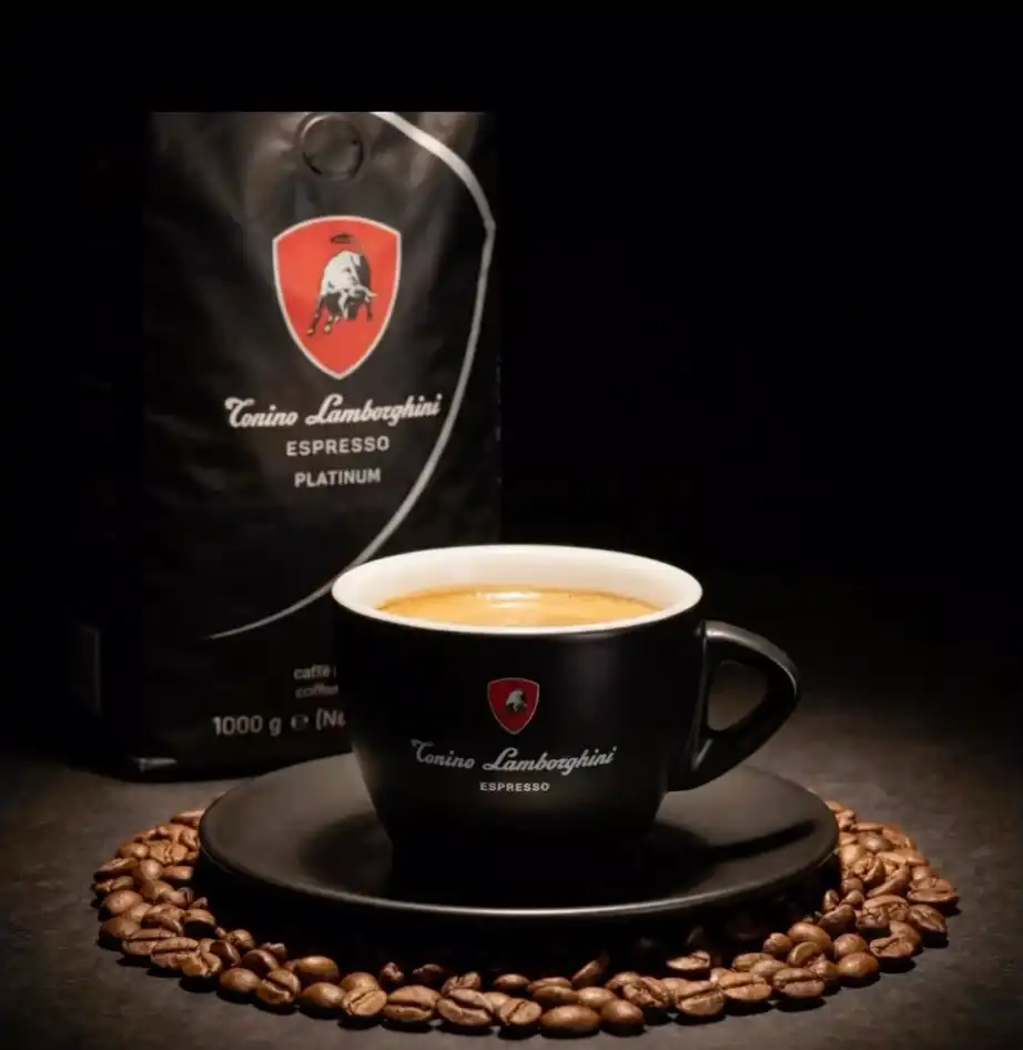 Tonini Lamborghini signature coffee at Moltaqa Vancouver
